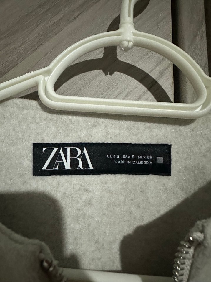 Gri Fermuarlı Kadın Ceket - Görsel 4