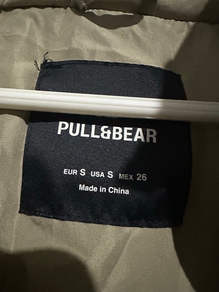 Bej Yüksek Yakalı Kadın Kışlık Mont - Görsel 2