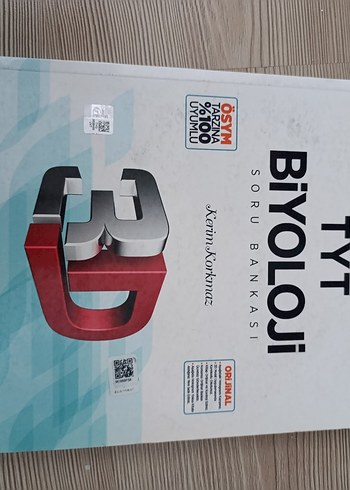 TYT Biyoloji 3d Yks test kitabı