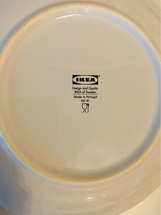 Beden Ikea yaprak desenli tabak 4 adet