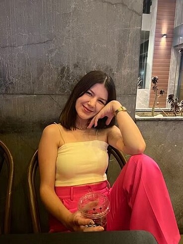 s Beden pembe Renk Pembe palazzo pantolon