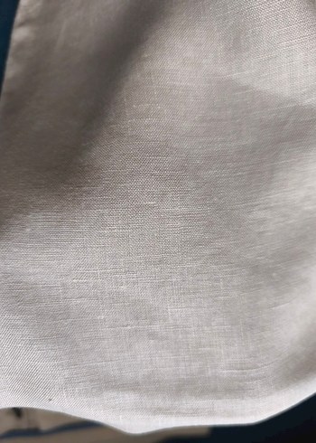 34 Beden çeşitli Renk Bej Düğmeli Keten Erkek Pantolon