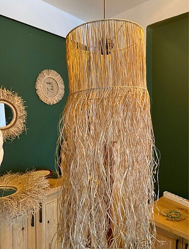 Rattan avize