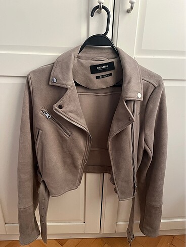 Süet Biker Ceket