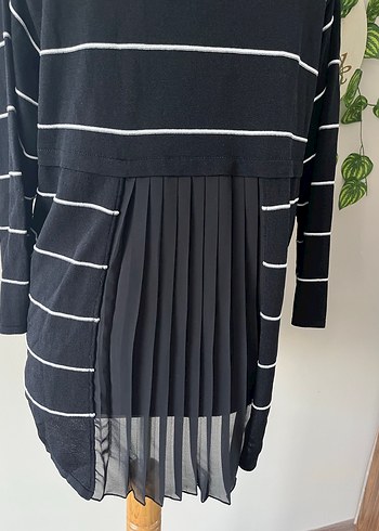 Adl marka Siyah Çizgili  Triko - Görsel 5