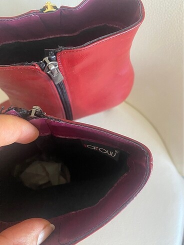 38 Beden bordo Renk Topuklu