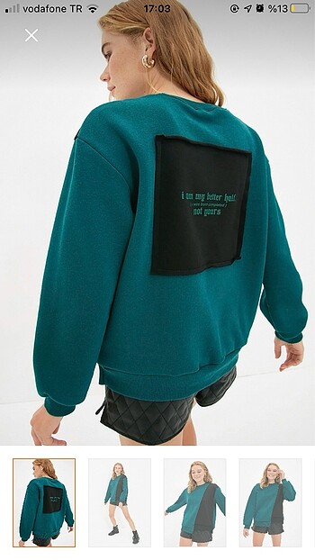 Sweatshirt yeşil