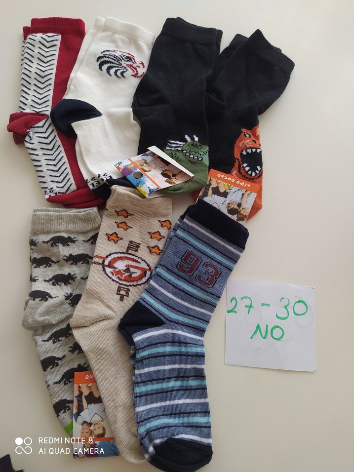 Erkek Çocuk Çok Renkli Desenli Çorap Seti - Görsel 2