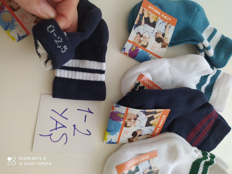 Renkli Çizgili Erkek Çocuk Çorap Seti - Görsel 2