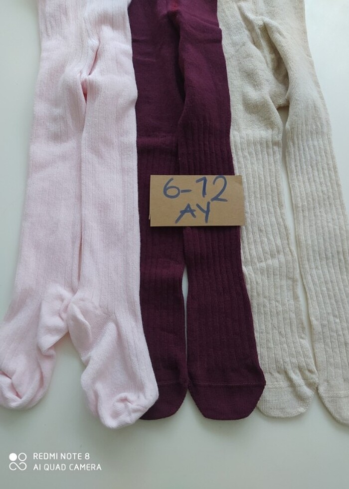 6/12 ay külotlu çorap  - Görsel 2