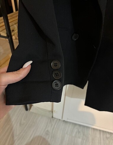 36 Beden Siyah Blazer Ceket