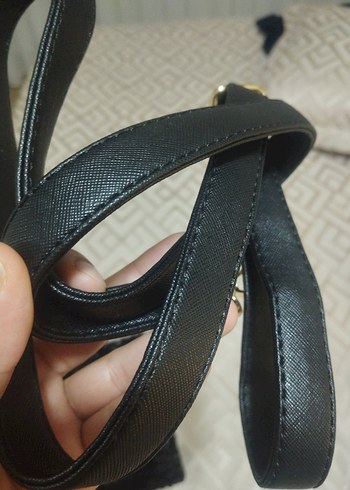 Siyah Payetli Kadın Portföy Çanta - Görsel 4