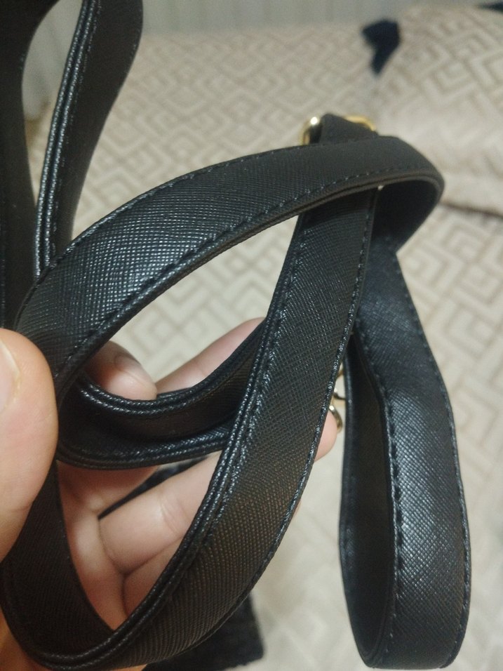 Siyah Payetli Kadın Portföy Çanta - Görsel 4