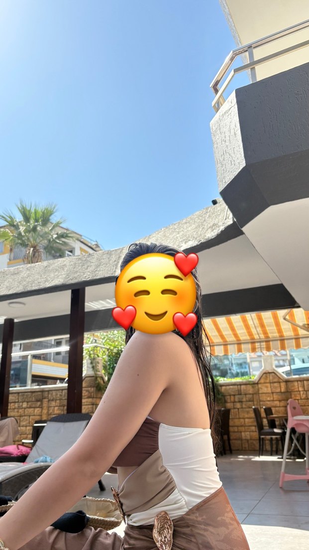 Kahverengi Drapeli Uzun Kadın Mayo Takımı - Görsel 2