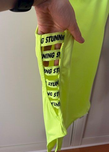 Sarı Kolsuz Mini Body- Mayo - Görsel 2