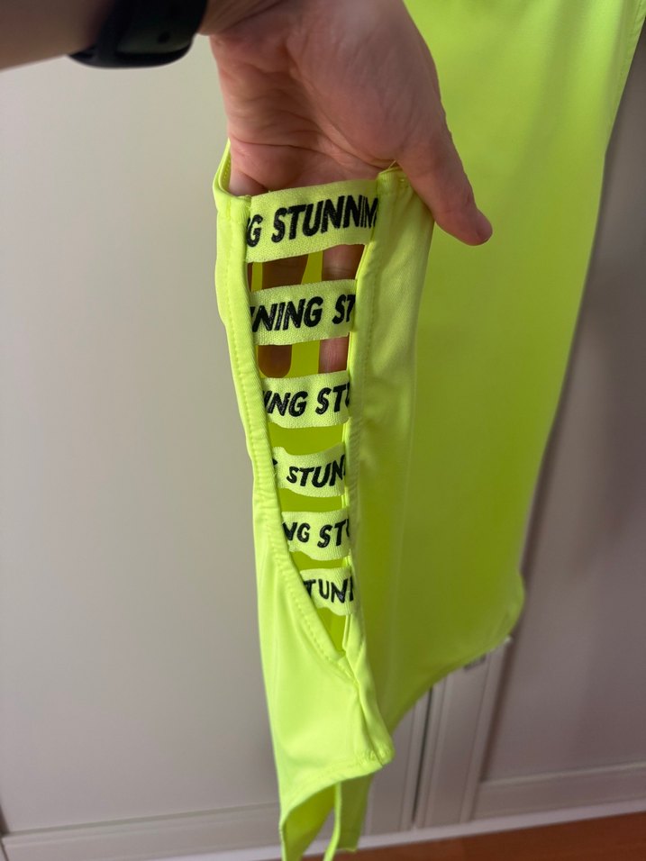 Sarı Kolsuz Mini Body- Mayo - Görsel 2