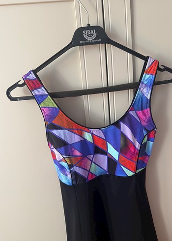 Çok Renkli Drapeli Spor Mayo Elbise - Görsel 2