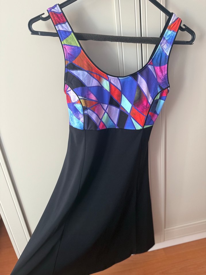 Çok Renkli Drapeli Spor Mayo Elbise - Görsel 3