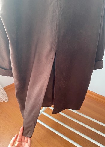 Diğer Kahverengi Süet Kadın Blazer Ceket