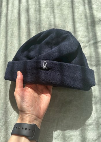 Beden siyah Renk Kadın Siyah Polar Kumaşlı Street Wear Bere
