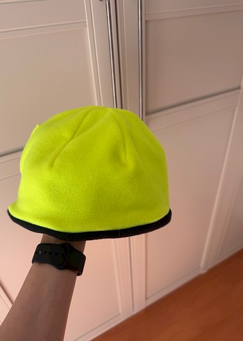 Kadın Siyah Polar Kumaşlı Street Wear Bere - Görsel 3