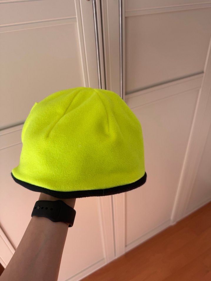 Kadın Siyah Polar Kumaşlı Street Wear Bere - Görsel 3