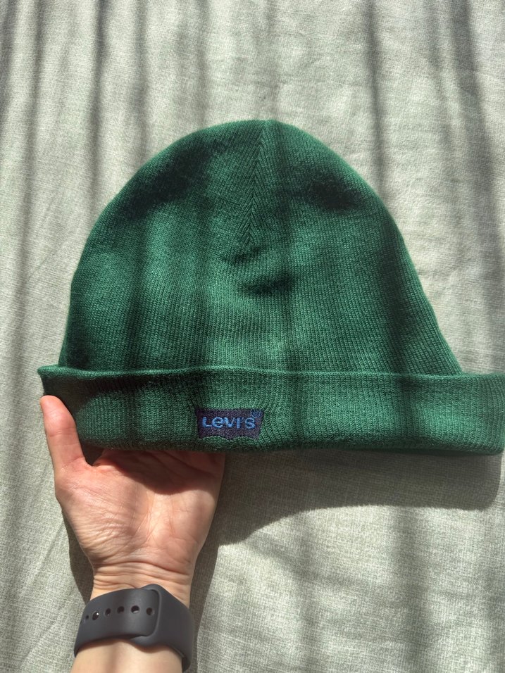 Levis unisex Yeşil Örgü Sıcak Bere - Görsel 2