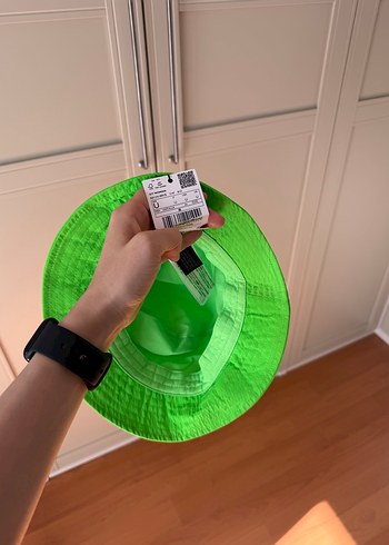 Mango Parlak Yeşil Streetwear Kadın Şapka - Görsel 3