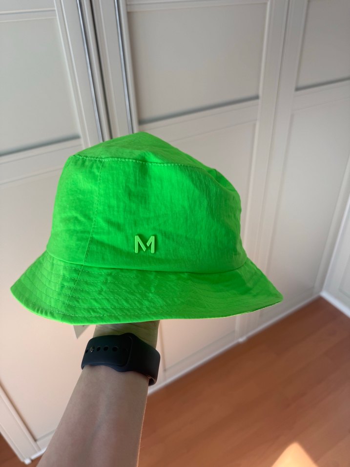Mango Parlak Yeşil Streetwear Kadın Şapka - Görsel 2