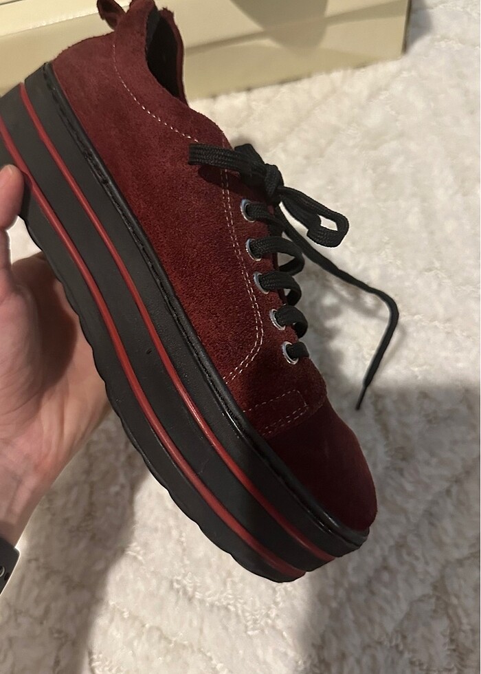 Greyder platform taban spor ayakkabı - Görsel 4