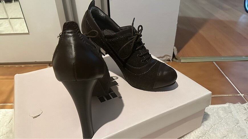 Platform topuk rahat ayakkabi - Görsel 6