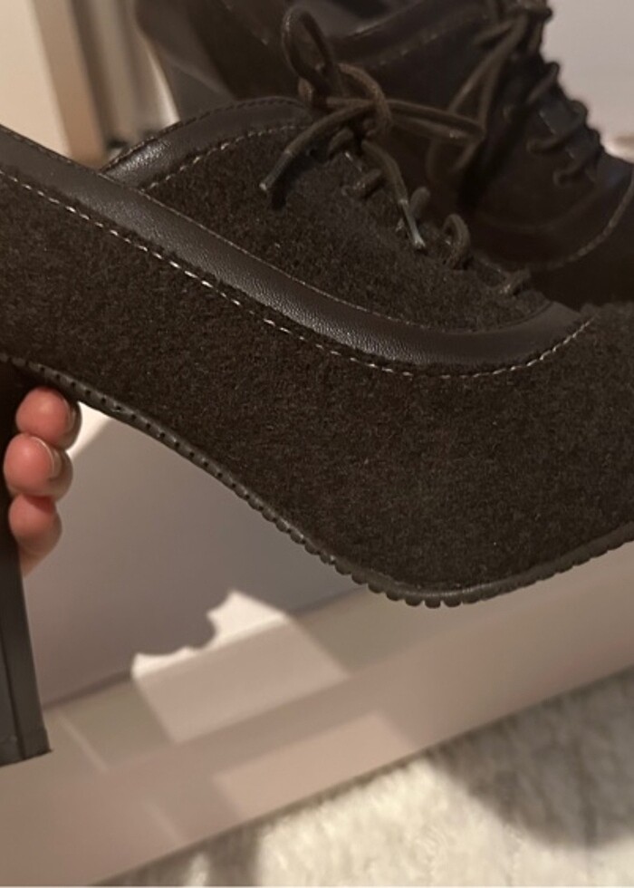 Platform topuk rahat ayakkabi - Görsel 2