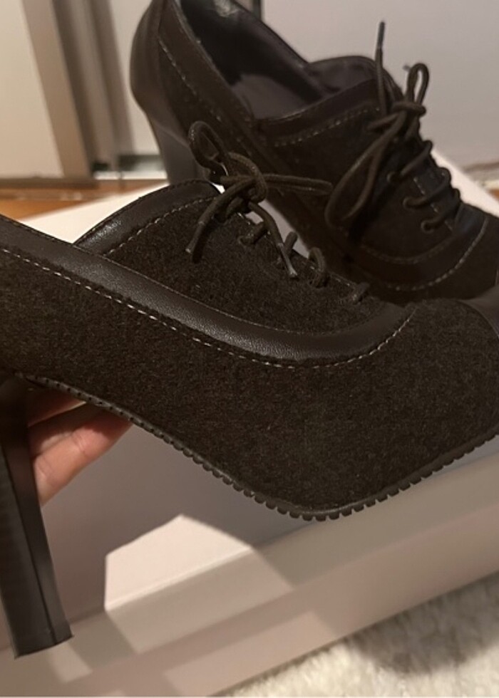 Platform topuk rahat ayakkabi - Görsel 3