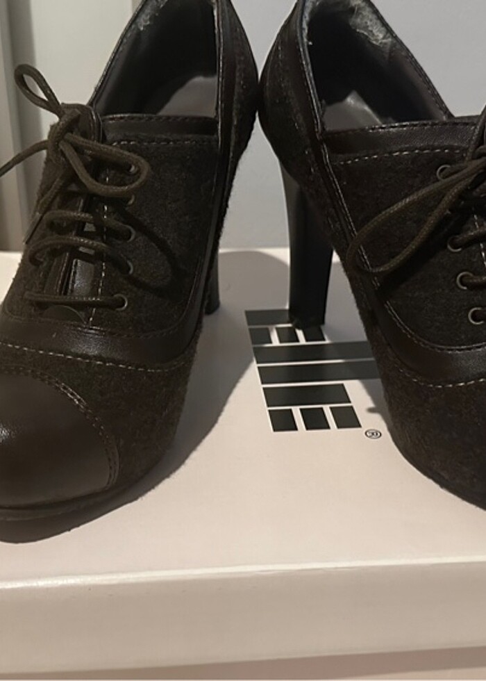 Platform topuk rahat ayakkabi - Görsel 4