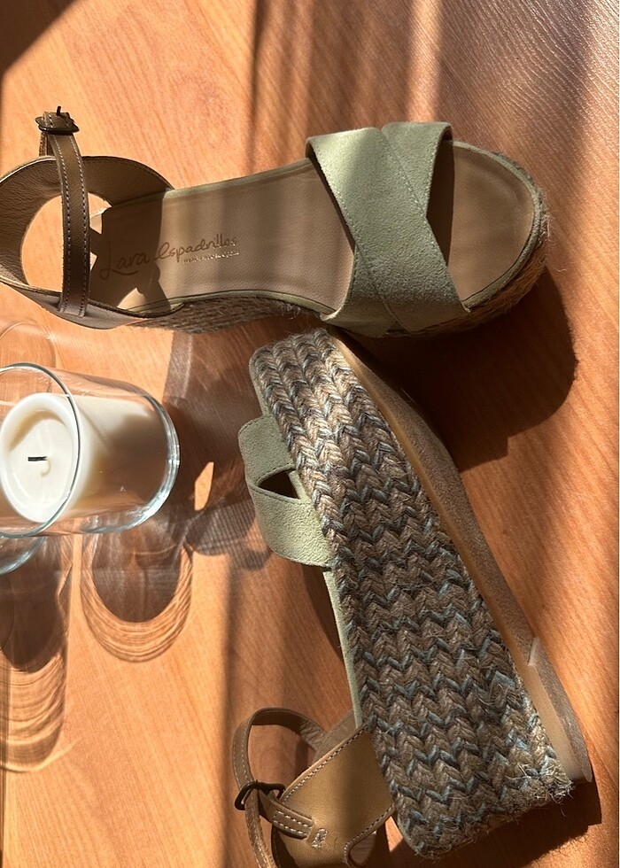 Mint yesili espadril - Görsel 2