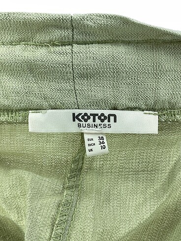 36 Beden yeşil Renk Koton Mini Şort %70 İndirimli.