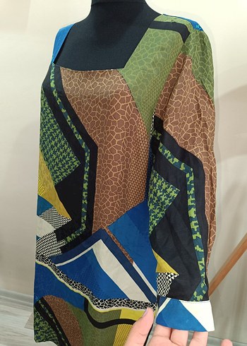 Network ipek silk elbise - Görsel 13