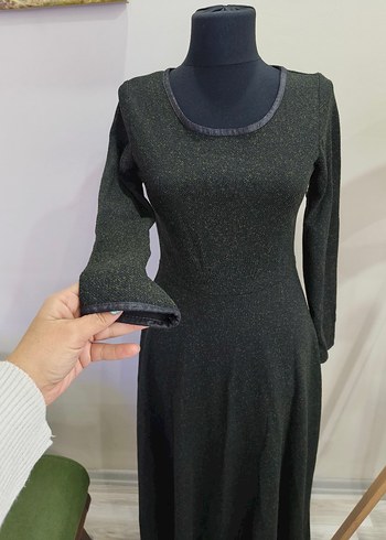 Vintage Yün Elbise - Görsel 6
