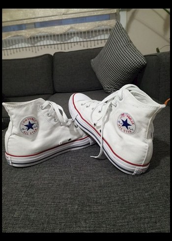 44 Beden Converse Beyaz erkek ayakkabı