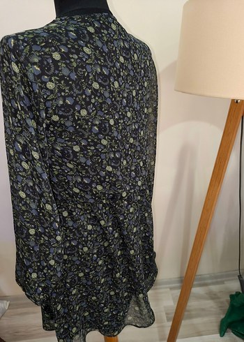 Dantel Detaylı Siyah zara Midi Elbise - Görsel 8