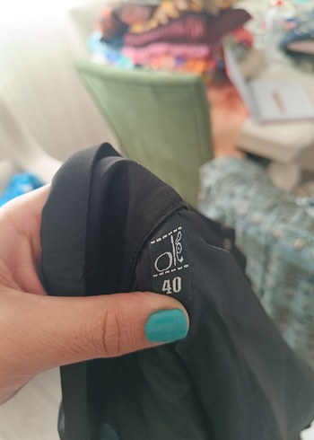 l Beden siyah Renk kotin Siyah Fırfırlı Gotik Ceket