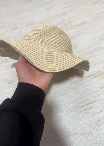 Bej Bohem Kadın Örgü Şapka - Görsel 2