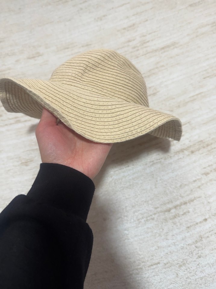 Bej Bohem Kadın Örgü Şapka - Görsel 2