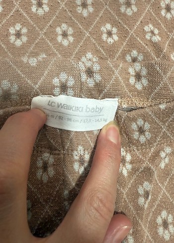 Kahverengi Uzun Kollu Bebek Kız Takımı - Görsel 3