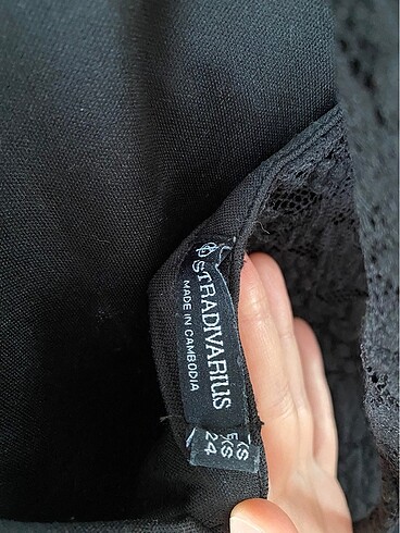 xs Beden siyah Renk stradivarius elbise