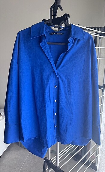 Zara oversize Poplin gömlek