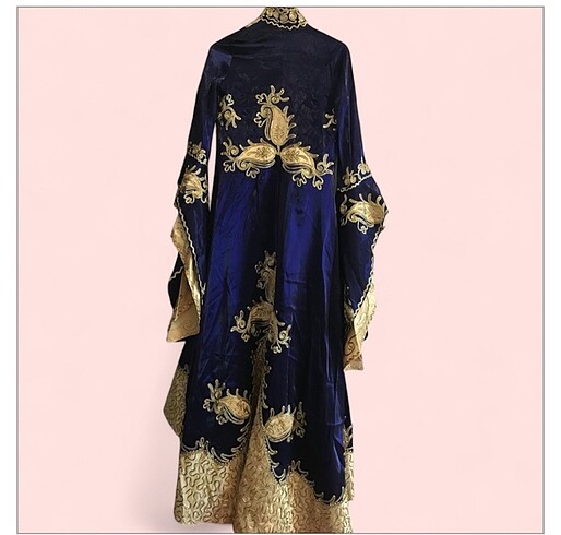 Diğer Bındalı kaftan lacıvert beden S-M