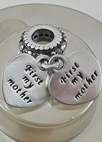 Beden beyaz Renk 925 ayar gümüş mom charm