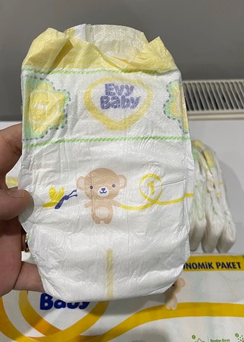 Evy Baby yenidoğan Bebek Bezi 1 numara - Görsel 3