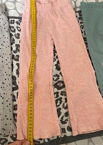 Kız çocuk ispanyol paça pantolon tayt - Görsel 3